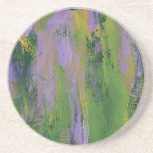 Dessous De Verre En Grès Peinture en astracte 51 Bliss