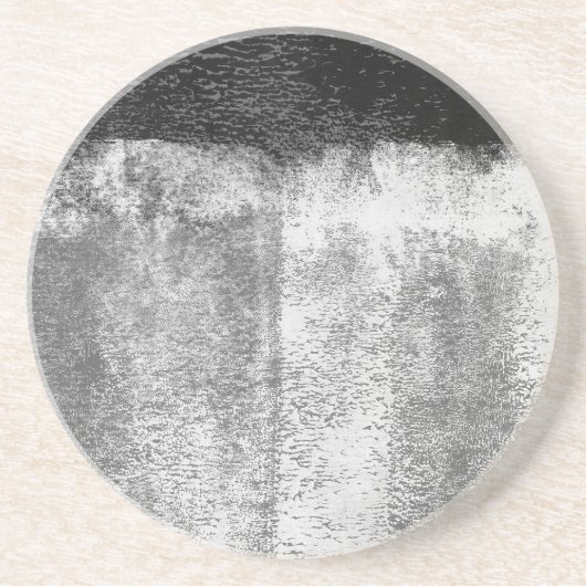 Dessous De Verre En Grès Peinture laminée noire (Devant)