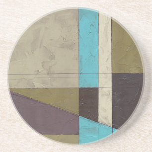 Dessous De Verre En Grès Peinture minimaliste de Contemporay avec la