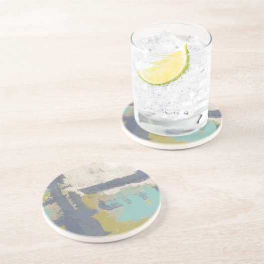 Dessous De Verre En Grès Peinture moderne pour la libre expression (Côté)