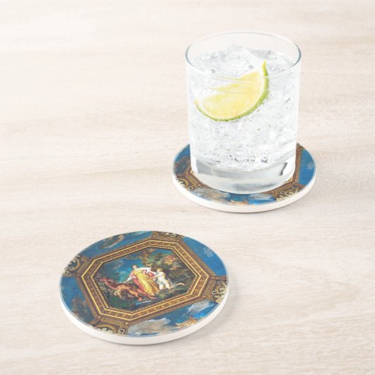 Dessous De Verre En Grès Peinture murale dans le musée de Vatican (Côté)