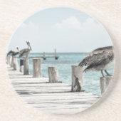 Dessous De Verre En Grès pélican-33 (Devant)