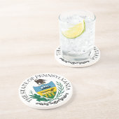 Dessous De Verre En Grès Pennsylvanie (Côté)