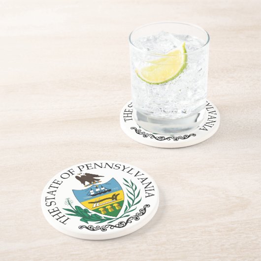 Dessous De Verre En Grès Pennsylvanie (Côté)