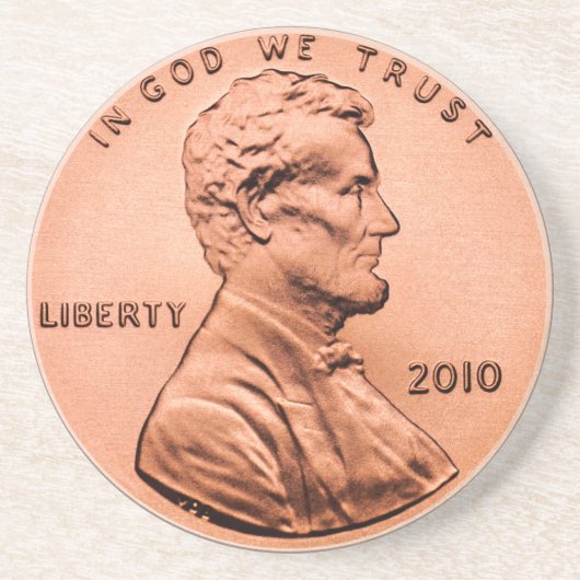 Dessous De Verre En Grès Penny (Devant)