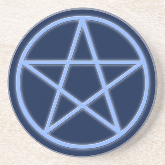Dessous De Verre En Grès Pentacle de Falln Pagan (Devant)