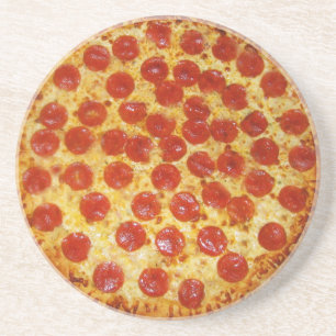 Dessous De Verre En Grès Pepperoni Pizza