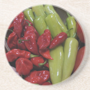 Dessous De Verre En Grès Peppers chili