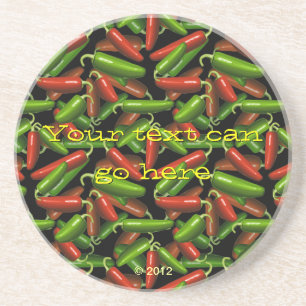 Dessous De Verre En Grès Peppers chili