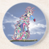 Dessous De Verre En Grès Perché (Devant)