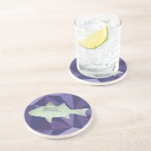 Dessous De Verre En Grès Perche blanche (Côté)