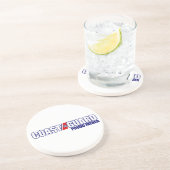 Dessous De Verre En Grès Père fier de la garde côtière (Côté)