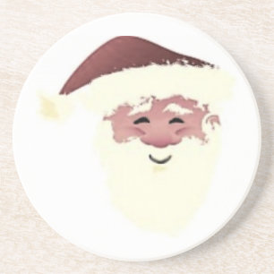 Dessous De Verre En Grès Père Noël