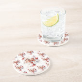 Dessous De Verre En Grès Père Noël 024 (Côté)