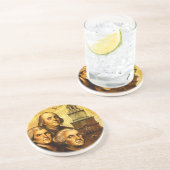 Dessous De Verre En Grès Pères fondateurs (Côté)