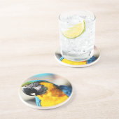 Dessous De Verre En Grès perroquet (Côté)
