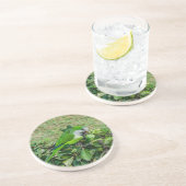 Dessous De Verre En Grès Perroquet vert (Côté)