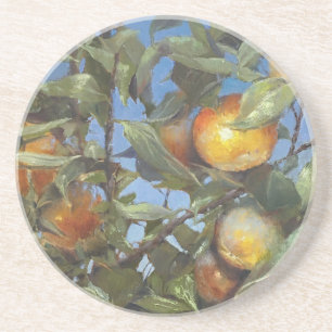Dessous De Verre En Grès Persimmon Fruit Tree Belle oeuvre originale