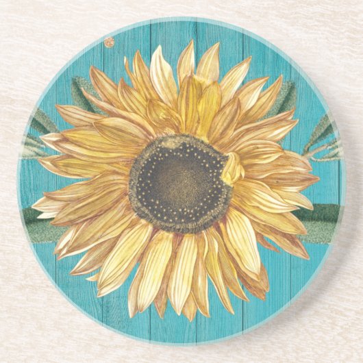 Dessous De Verre En Grès Personnaliser la fleur de pavot rouge (Devant)