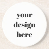 Dessous De Verre En Grès Personnaliser ou Customiser (Devant)