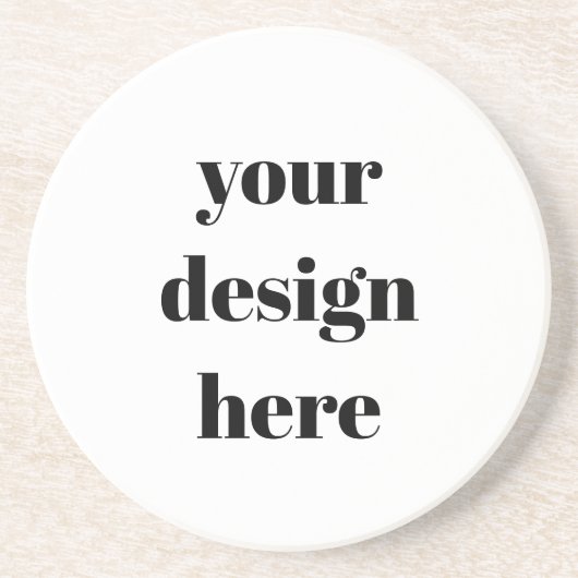 Dessous De Verre En Grès Personnaliser ou Customiser (Devant)