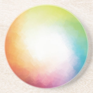 Dessous De Verre En Grès Personnalité moderne Abstraite rose rouge bleu ve