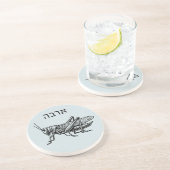 Dessous De Verre En Grès Peste de Criquet pèlerin (Côté)