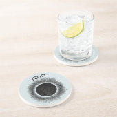 Dessous De Verre En Grès Peste noire pour Seder (Côté)