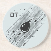 Dessous De Verre En Grès Peste sanguine pour Seder (Devant)