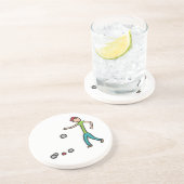 Dessous De Verre En Grès Petanque (Côté)
