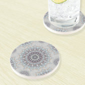 Dessous De Verre En Grès Petit floral blanc tombé à la campagne