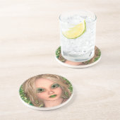 Dessous De Verre En Grès Petite Fée (Côté)