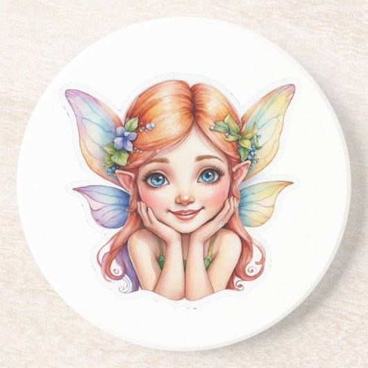 Dessous De Verre En Grès Petite fée 1 (Devant)