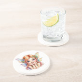 Dessous De Verre En Grès Petite fée 1 (Côté)