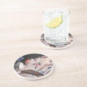 Dessous De Verre En Grès Petite fille lisant sur le canapé (Côté)