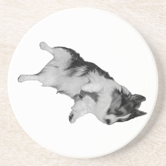 Dessous De Verre En Grès Petite paix (Devant)