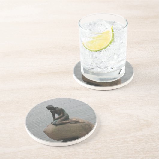 Dessous De Verre En Grès Petite sirène Copenhague (Côté)