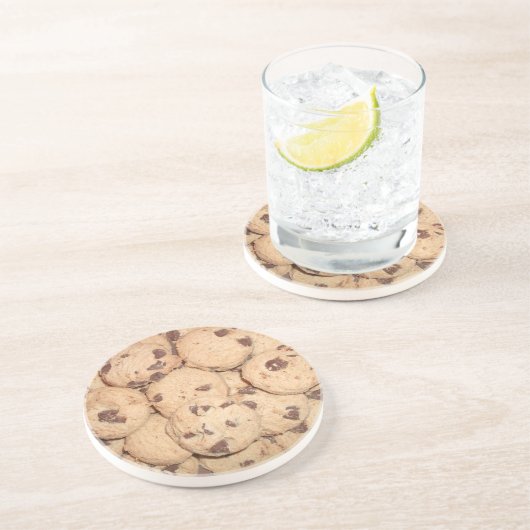 Dessous De Verre En Grès Petits cookies à chips au chocolat (Côté)