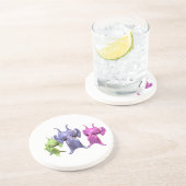 Dessous De Verre En Grès Petits Martiens (Côté)