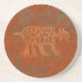 Dessous De Verre En Grès Petroglyphes du sud-ouest des Canyons (Devant)