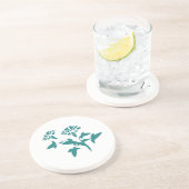 Dessous De Verre En Grès Petunia Flower (Côté)