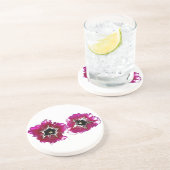 Dessous De Verre En Grès Petunias d'été (Côté)