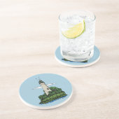 Dessous De Verre En Grès Phare (Côté)