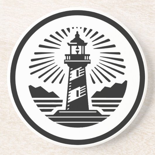 Dessous De Verre En Grès Phare (Devant)