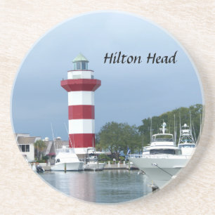 Dessous De Verre En Grès Phare de Hilton Head