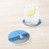 Dessous De Verre En Grès Phare de Talacre (Côté)