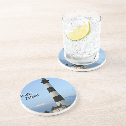 Dessous De Verre En Grès Phare d'île de Bodie (Côté)