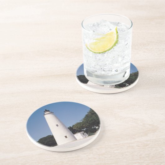 Dessous De Verre En Grès Phare d'Ocracoke (Côté)