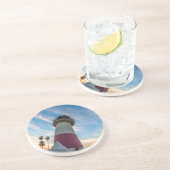 Dessous De Verre En Grès Phare du port d'Oceanside (Côté)