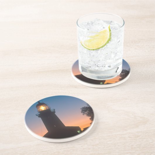 Dessous De Verre En Grès Phare, Robben Island, Cap 2 (Côté)